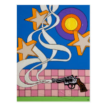 "Shootin' Starz" Postcard