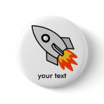 Shooting rocket Gifts Pinback Button