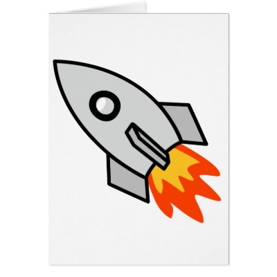 Shooting rocket Gifts Card Zazzle_card Shooting rocket Gifts Card Zazzle_card
