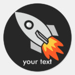 Shooting rocket Gifts stickers