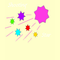 Shooting Star (girls) t-shirts by Eddy_G Shooting Star (girls) t-shirts