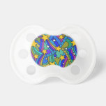 Shooting Star Hippie Pattern Pacifiers