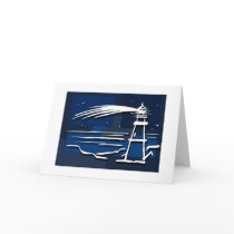shooting star lighthouse cards