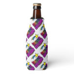 Shooting Star Rainbow Awesome Cat Lady Bottle Cooler