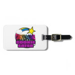Shooting Star Rainbow Awesome Cookie Eater Travel Bag Tag