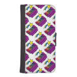 Shooting Star Rainbow Awesome Cookie Eater iPhone 5 Wallet Cases