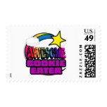 Shooting Star Rainbow Awesome Cookie Eater Stamp