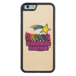 Shooting Star Rainbow Awesome Cookie Eater Carved® Maple iPhone 6 Bumper
