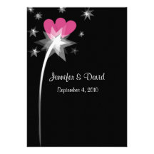 Shooting Star Wedding Invitation