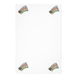 Shooting Stars and Rainbow Stationary Custom Stationery