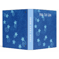Shooting Stars 3 Ring Binder