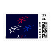 Shooting Stars Over America Postage postage