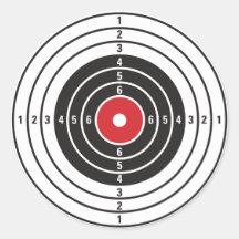 Shooting Target Sticker
