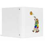 Shooting the basketball 3 ring binders