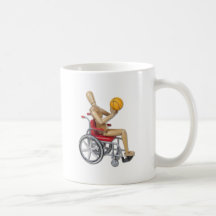 ShootingBasketballWheelchair Coffee Mugs