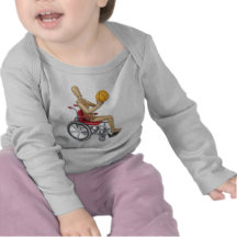ShootingBasketballWheelchair Tshirt