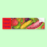 Shop Local Farms Bumper Stickers bumper stickers