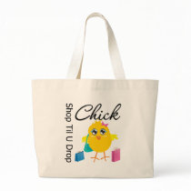 Shop Til U Drop Chick 2 Canvas Bag