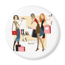 Shopaholic magnets
