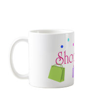 Shopaholic Mug by all_items Shopaholic Mug