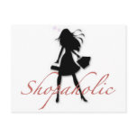 shopaholic post card