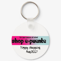 shoplogo, Happy shopping    Aug.2007 keychains