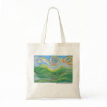 Shopping Bag Swirly Sky Rolling Hills