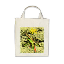 Shopping bag with matching dandelion!