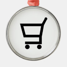 Shopping cart ornaments