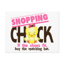 Shopping Chick 1 postcards