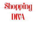 Shopping Diva1Red Shirt by ohgeez Shopping Diva1Red Shirt