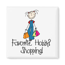 Shopping Favorite Hobby Magnet