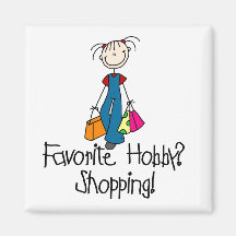 Shopping Favorite Hobby Magnet