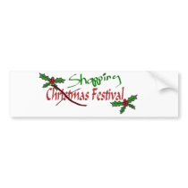 Shopping Festival Bumper Sticker