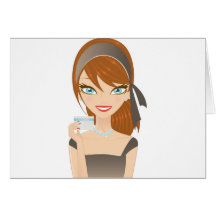 Shopping Girl Cards