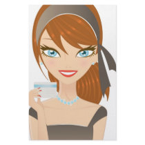 Shopping Girl stationery by Melisende Shopping Girl stationery