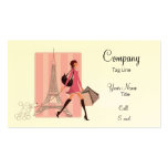 Shopping in Paris Business Card