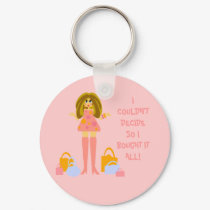 Shopping Keychain by Derora Shopping Keychain