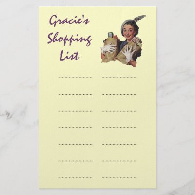 grocery shopping list. Shopping List Grocery List