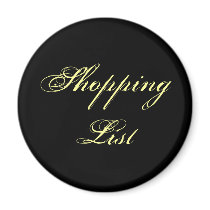 Shopping List magnets