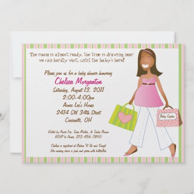 Baby Shower Invitation Poem on Shopping Mom Baby Girl Shower Invitation With Poem By Puregracedesigns