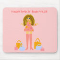 Shopping Mousepad by Derora Shopping Mousepad