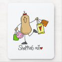 Shopping Nut mousepads by stick_figures Shopping Nut mousepads