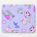 shopping print. mousepads by margaret40 shopping print. mousepads