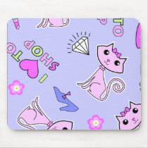 shopping print. mousepads