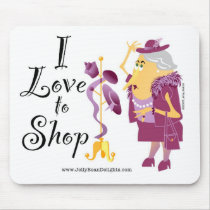 Shopping Queen Mousepad