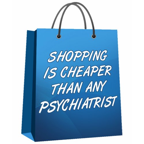 Shopping Therapy Funny T-Shirt zazzle_shirt