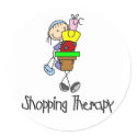 Shopping Therapy Sticker