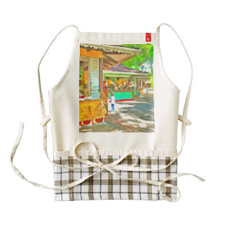 Shopping time zazzle HEART apron