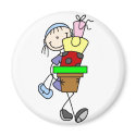 Shopping Tower Of Packages Magnet by stick_figures Shopping Tower Of Packages Magnet